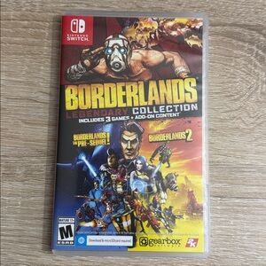 Nintendo Borderlands Legendary Collection - Red and Yellow Cover